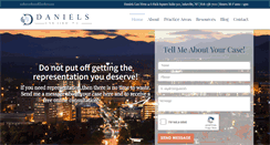 Desktop Screenshot of danielslawfirm.net