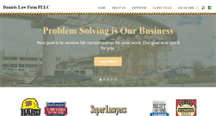 Desktop Screenshot of danielslawfirm.com