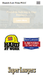 Mobile Screenshot of danielslawfirm.com